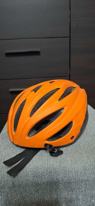 Kask dziecięcy pomarańczowy