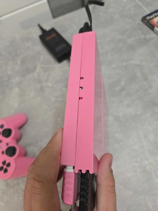 Playstation 2 Slim Pink Różowa