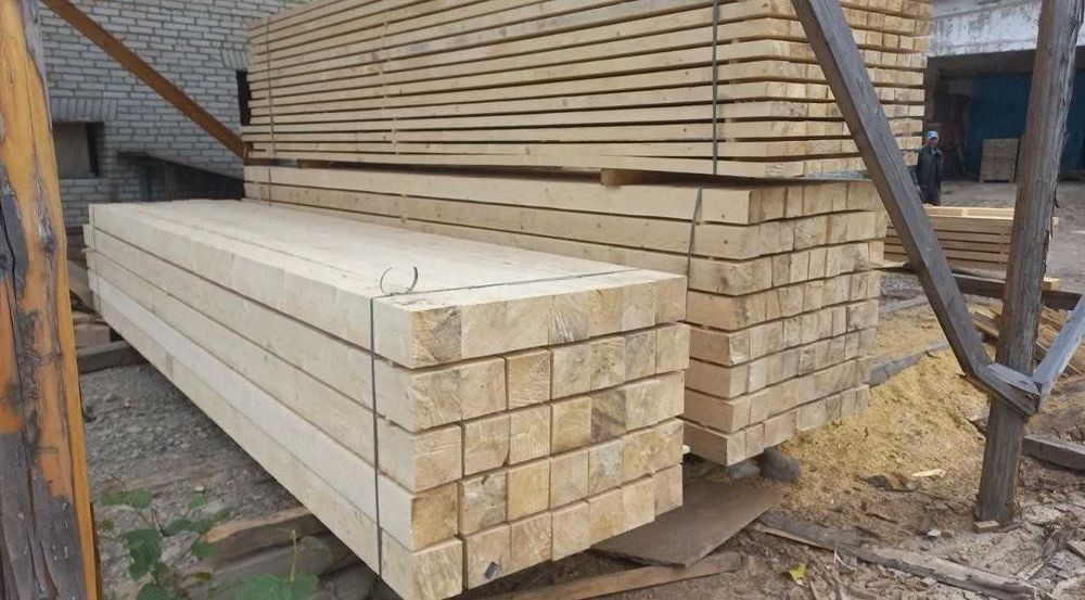 Пиломатеріали. Балка 120*30*4м (Кроква Брус Дошка Вагонка Блок-хаус)