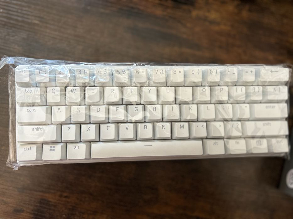 RAZER™ HUNTSMAN MINI MERCURY - Teclado Gamer 60% Óptico - COMO NOVO!