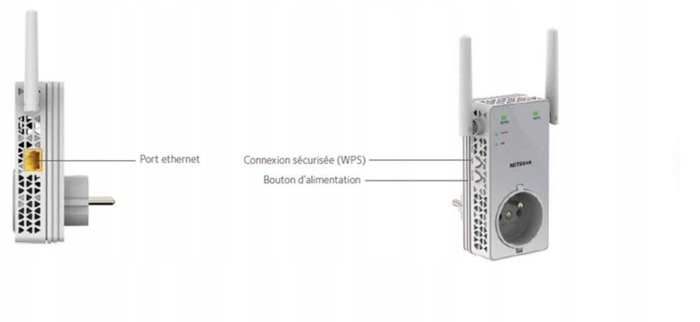 outlet netgear ex3800 wifi range extender wzmacniacz