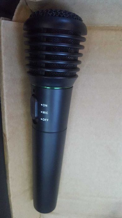Microfone karaoke com fio /sem fio