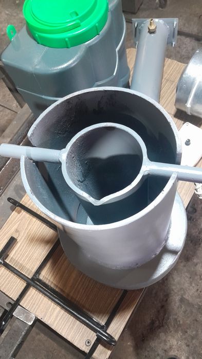 Печь для плавки на отработке