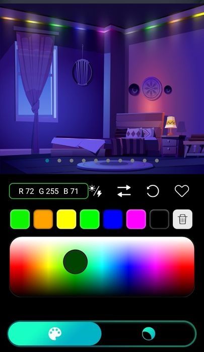 Гирлянда  Smart Bluetooth, бегущие огни 10 м.