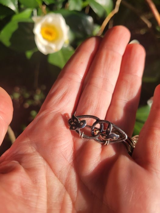 Брошь серебро ажурная