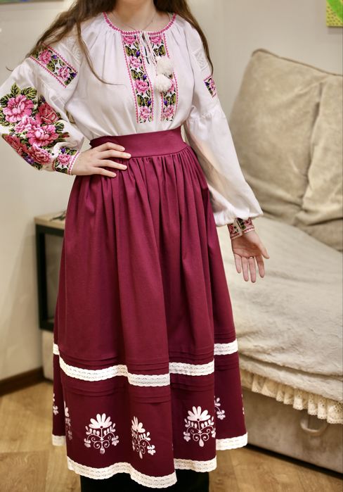 Етно спідничка з вибійкою