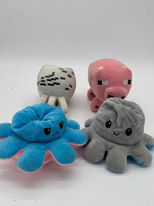 Maskotka pluszak Minecraft dwustronna ośmiornica