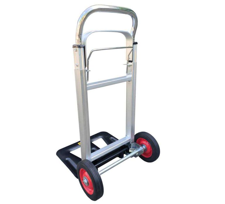Візок складаний ручний алюмінієвий платформний складський, тачка