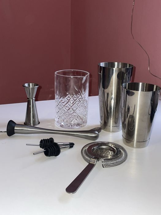 Барний набір на подарунок + книга бармена