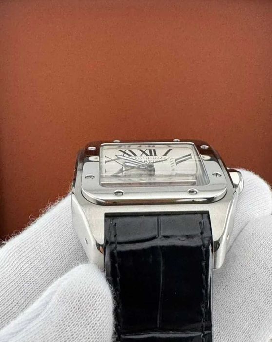 Часы наручные Cartier Santos Black Механика