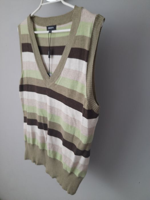 Kamizelka w paski NOWA 164-170cm rozmiar S/M