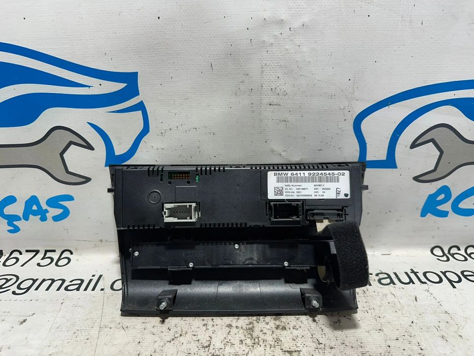 Climatronic Sofagem Digital Ar Condicionado AC Original BMW Serie 1 3 9224545 2003 - 2013