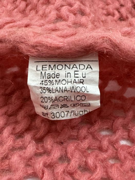 Dzianinowy kardigan  LEMONADA / narzutka / sweterek luźno  pleciony