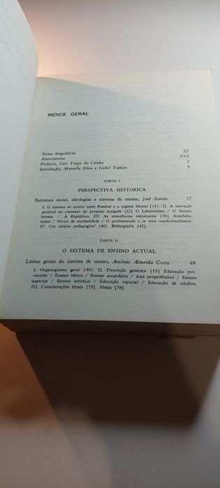 Sistema de Ensino em Portugal - Manuela Silva, M. Isabel Tamen