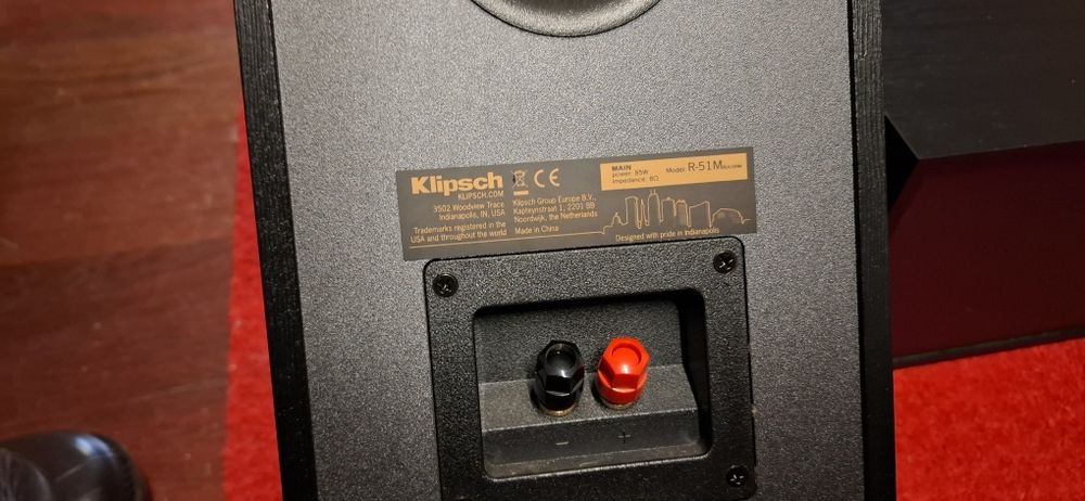 Colunas speakers Klipsh Reference 51 M e coluna central 52 C