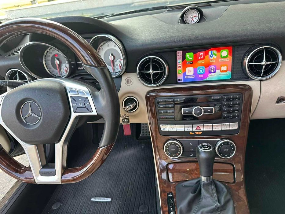 Mercedes Carplay Android Auto B C CLS E G ML SL SLK BOX Polskie Menu