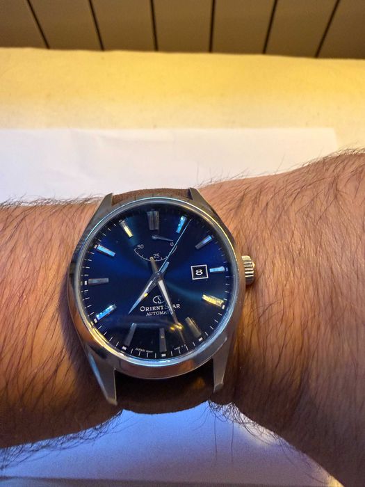 Orient Star Automatic RE-AU0005L00B – F6N43 – Blue Sunburst – Power Reserve