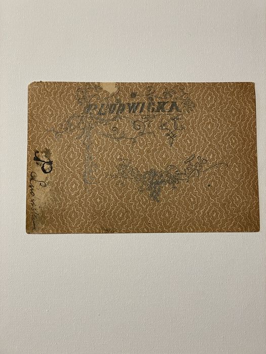 Akwarela 1933 r. Reprodukcja pracy P. Stachniewicza pt. „Tęsknota”.