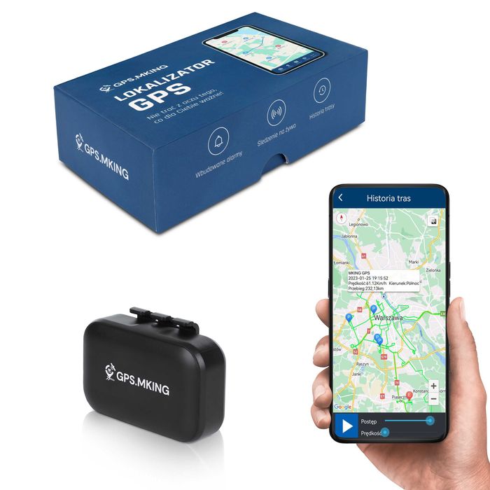 Lokalizator GPS 4G  PSA KOTA uchwyt na obroże APLIKACJA MK059