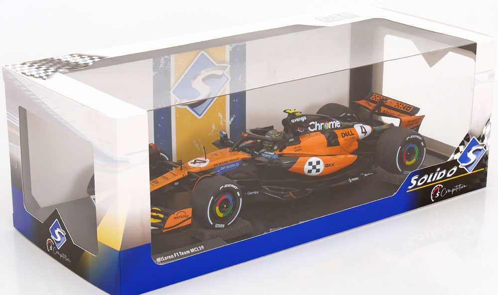 Solido 1/18 - McLaren MCL39 Lando Norris #4 Winner GP Monaco 2025 - World Champion!!!