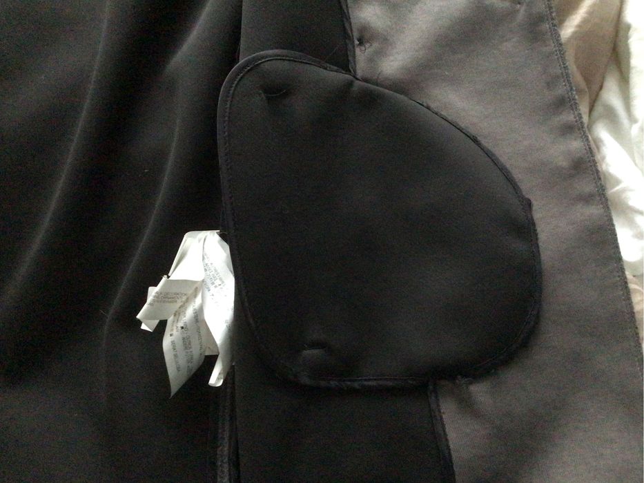 Zara szary płaszcz z wełną M