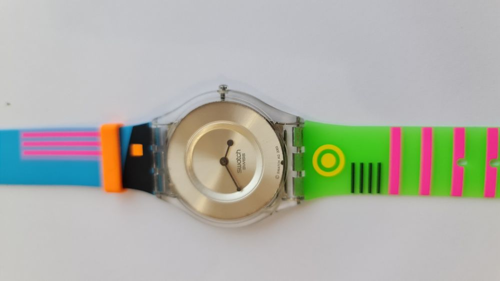 Swatch zegarek neon