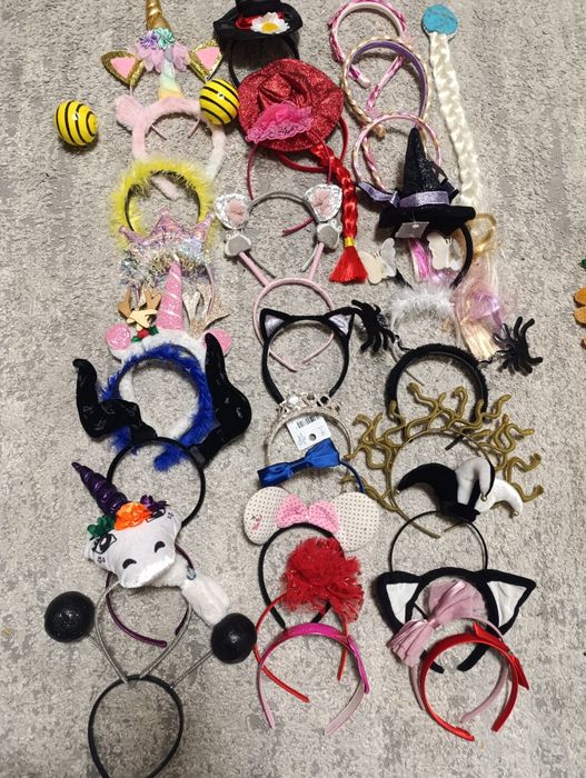 Обруч обідок Єдиноріг новорічний звірі