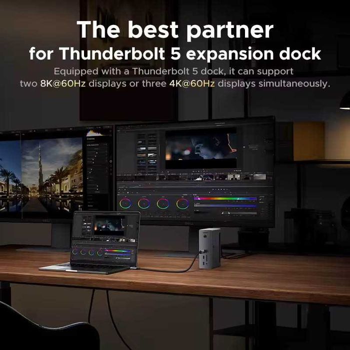 Кабель Type-C Type-C USB4 Thunderbolt 5 16k 80 Гбіт/с PD 240W Ugreen