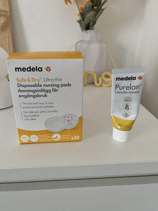 Mamilos silicone/ discos amentação/ creme purelan