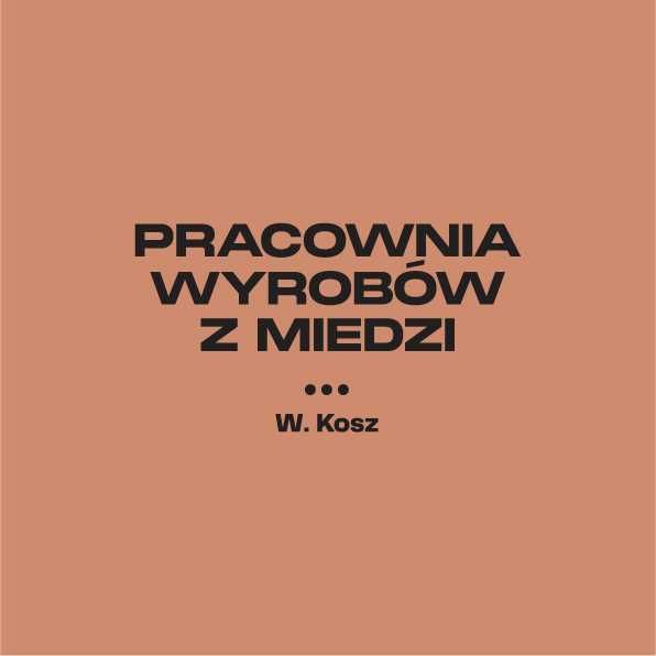 Bransoletka Miedziana Gładka Szerokość 8 mm