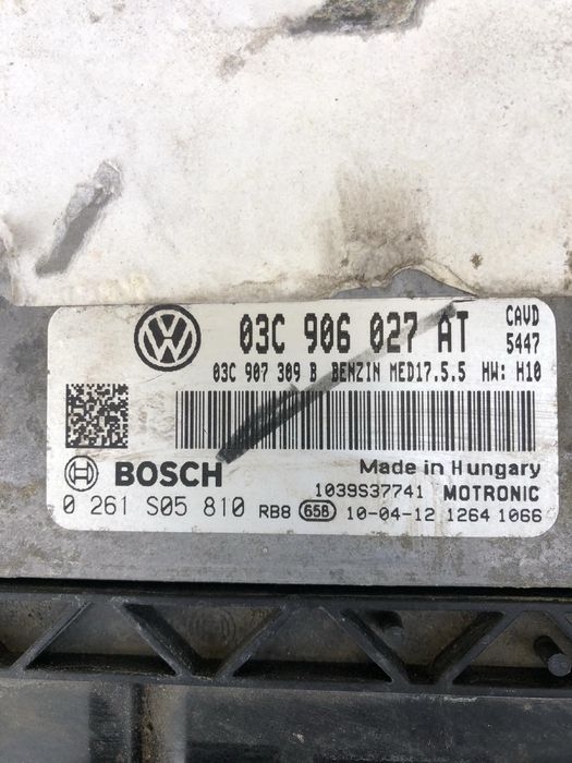 Блок 03C906027AT Мозги VW Golf6 1.4TSI 5K0937086F 5K0920861