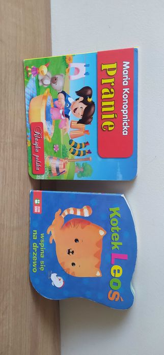 Książeczki dla najmłodszych „Pranie” i „Kotek Leoś”