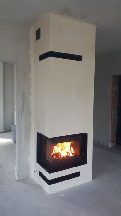 Kominek narożny Simple 8, eko, 10 lat gwarancji.