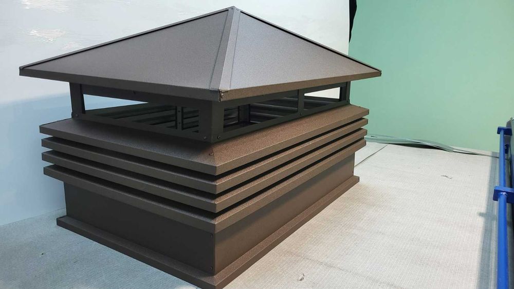 Флюгарка  з жалюзі Колпак на дымоход  Накривка на трубу