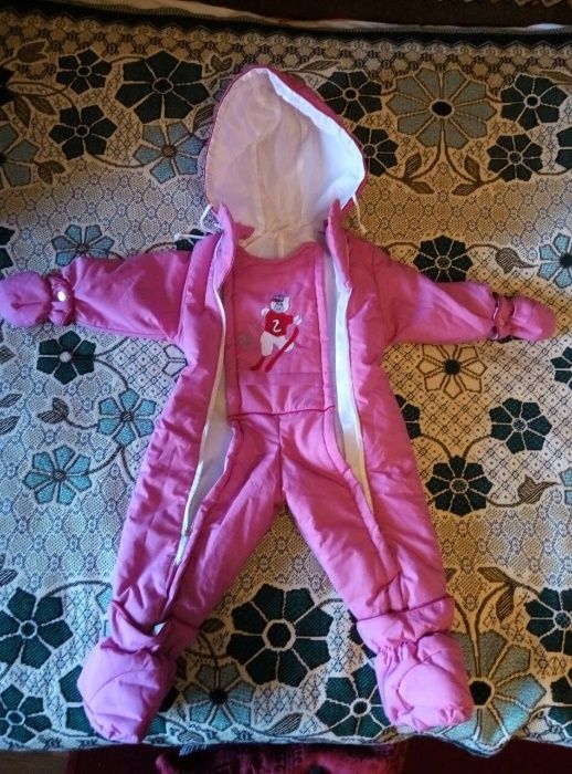Комбінезон демісезонний для дівчинки 48-74 р.