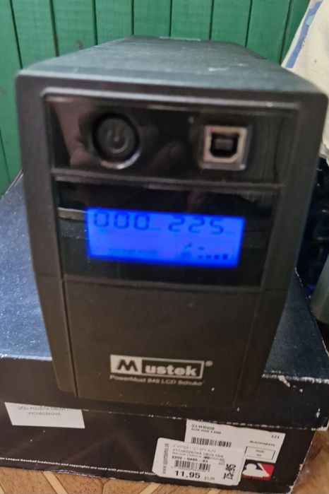 ДБЖ (UPS) Mustek PowerMust 848 LCD, Schuko (850VA / 480W) з екраном