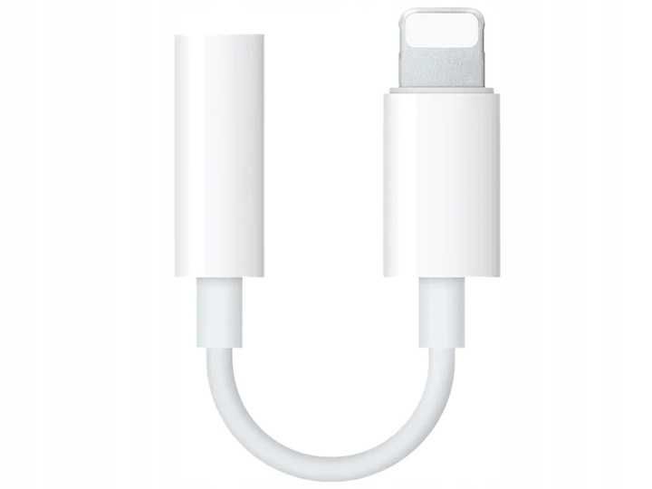 Przejściówka Adapter LIGHTNING iPHONE NA AUX Jack 3.5mm - 2sztuki