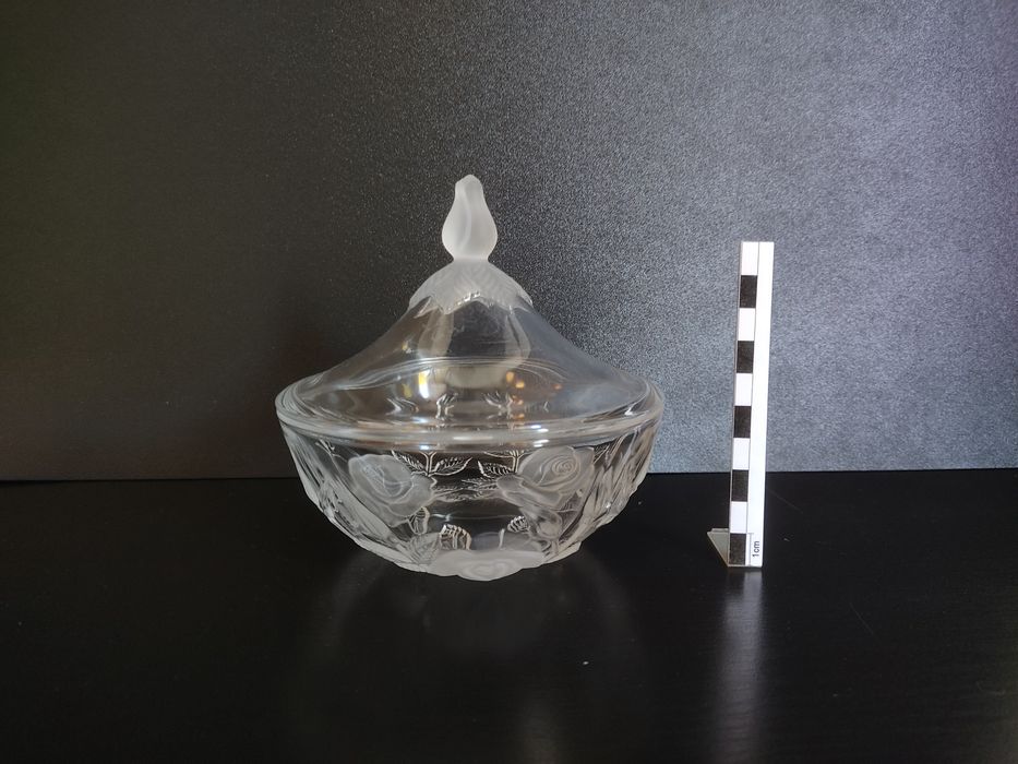 Bomboneira vidro/cristal(?)