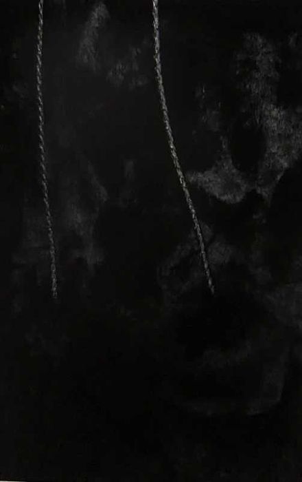 Czarne futerko ekologiczne Trussardi Jeans S