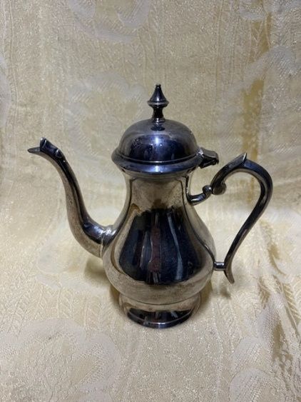 Dzbanek platerowany gładki