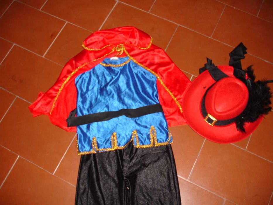 fantasia de mosqueteiro 4 anos