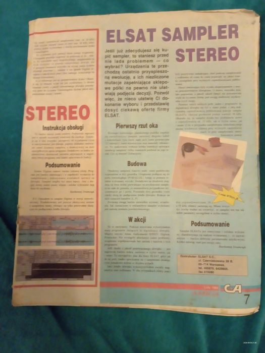 Sprzedam niekompletne czasopismo C&A – Commodore & Amiga z 1994 roku