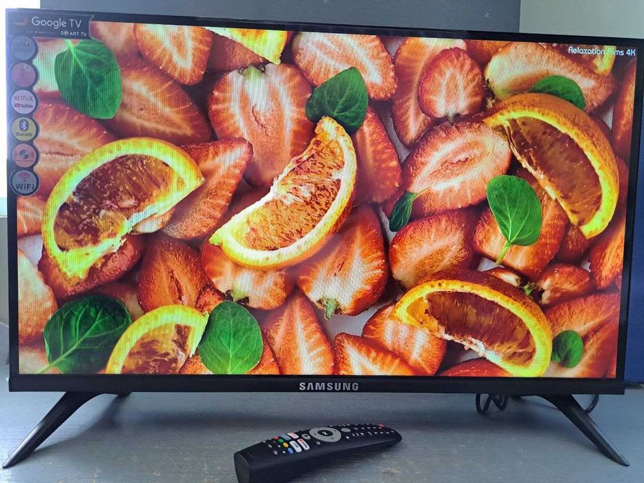 Телевизор SAMSUNG 34" Google TV Smart TV4K телевізор безрамковий 2026 року випуску на Штучному інтелекті від Google