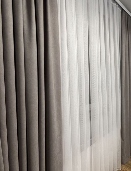 Штори мультивелюр нові!  2шт. По 140×250см.