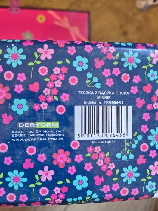 DerForm teczka gruba z rączką Minnie