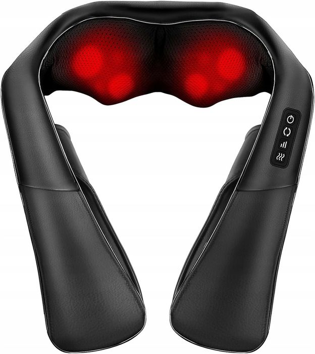 Masażer Shiatsu Szyi Pleców Karku Ogrzewanie 8 Kul 230/12V