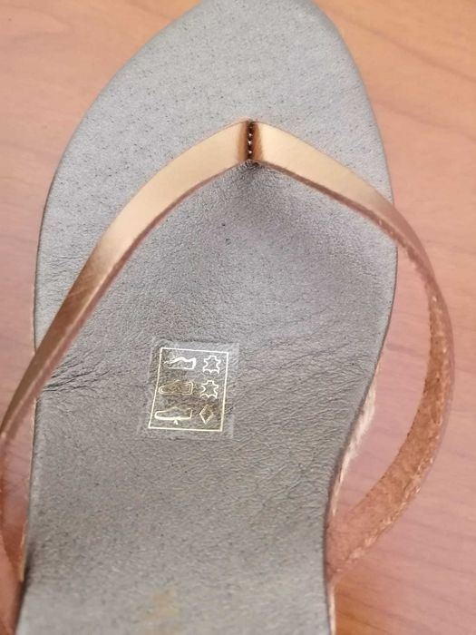 Sandálias Tiffosi Style Walk 39 em pele - novas a estrear (sem caixa)