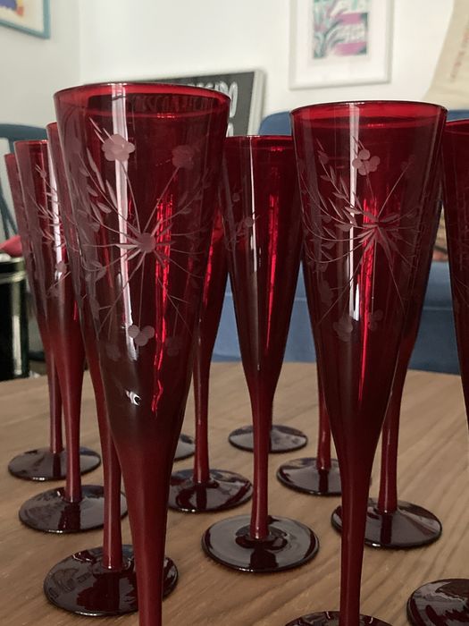 12 taças champanhe flutes zara home