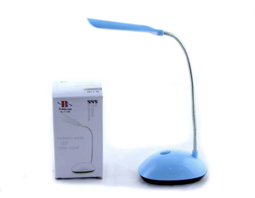 Настольная гибкая LED лампа трансформер BL-7188 на батарейках светильн