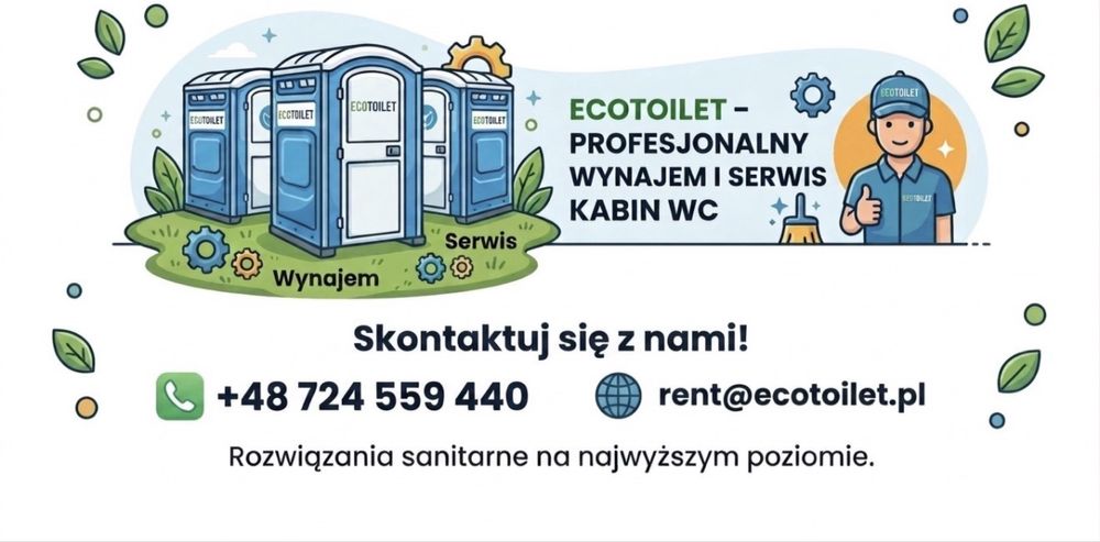 Wynajem Toalet przenośnych EcoToilet